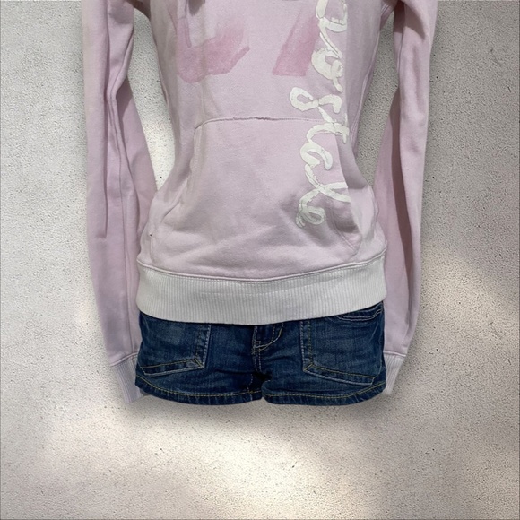 Early 2000s Aeropostale Soft Pink Hoodie - Picture 4 of 11